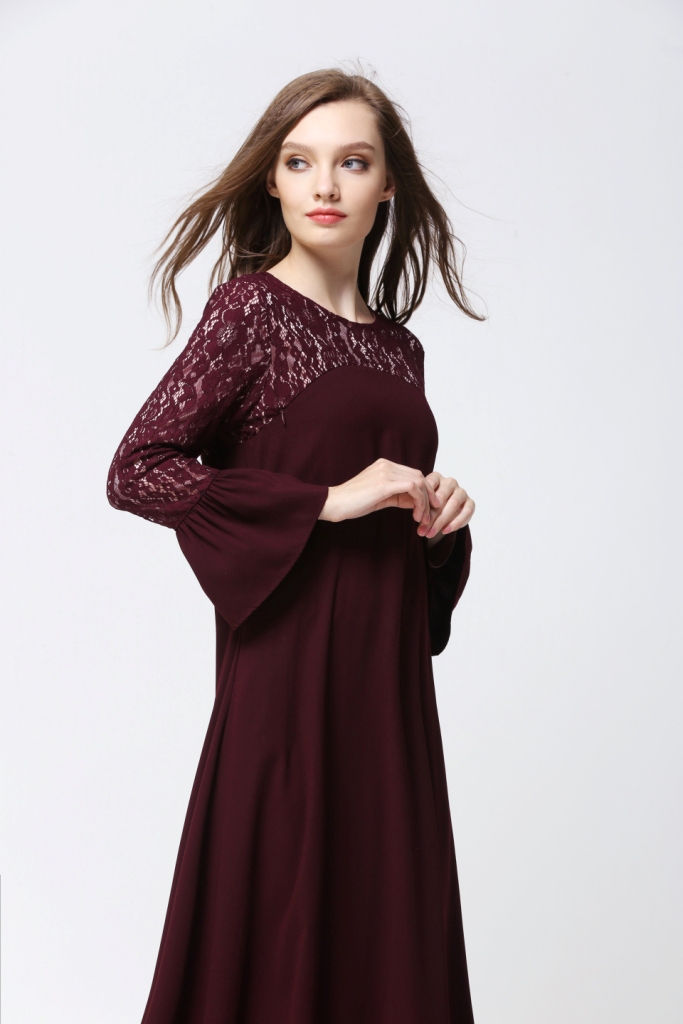 BM70014 Pretty Jubah Maroon