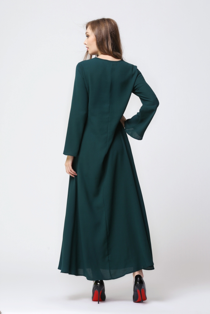 BM70020 Trendy Jubah Dark Green