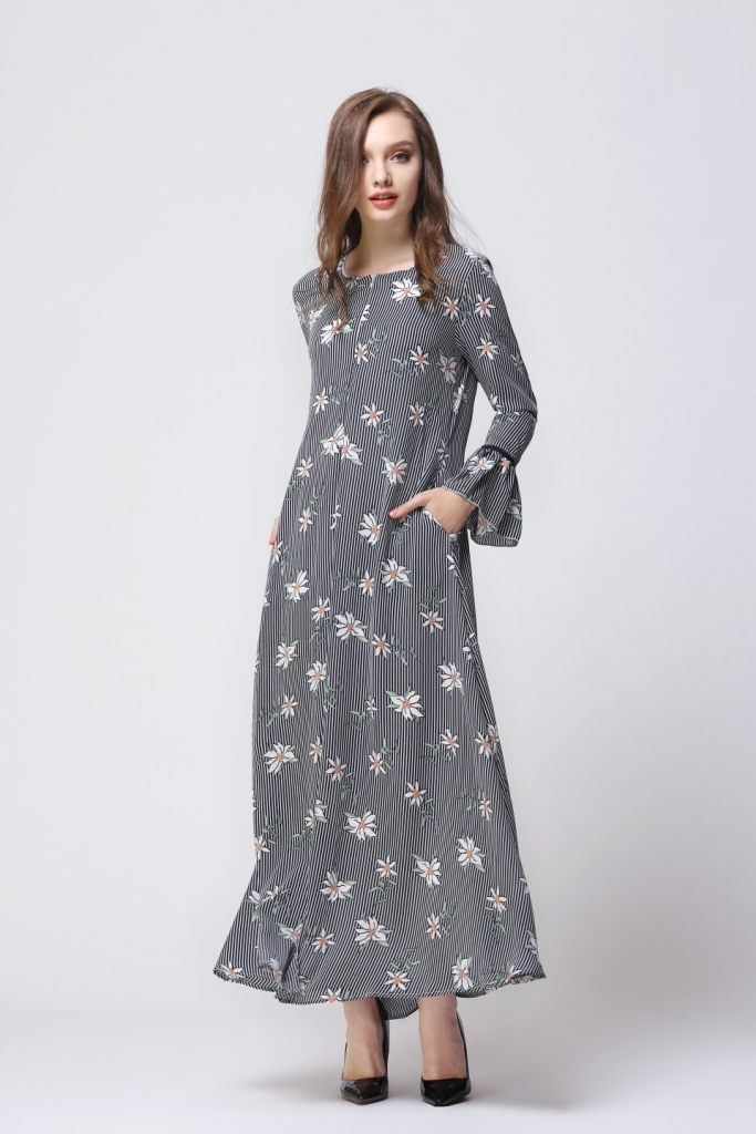 BM70022 Lovely Jubah Black