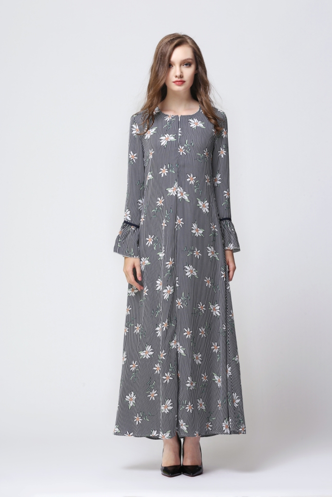 BM70022 Lovely Jubah Black