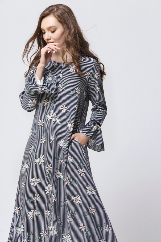 BM70022 Lovely Jubah Black