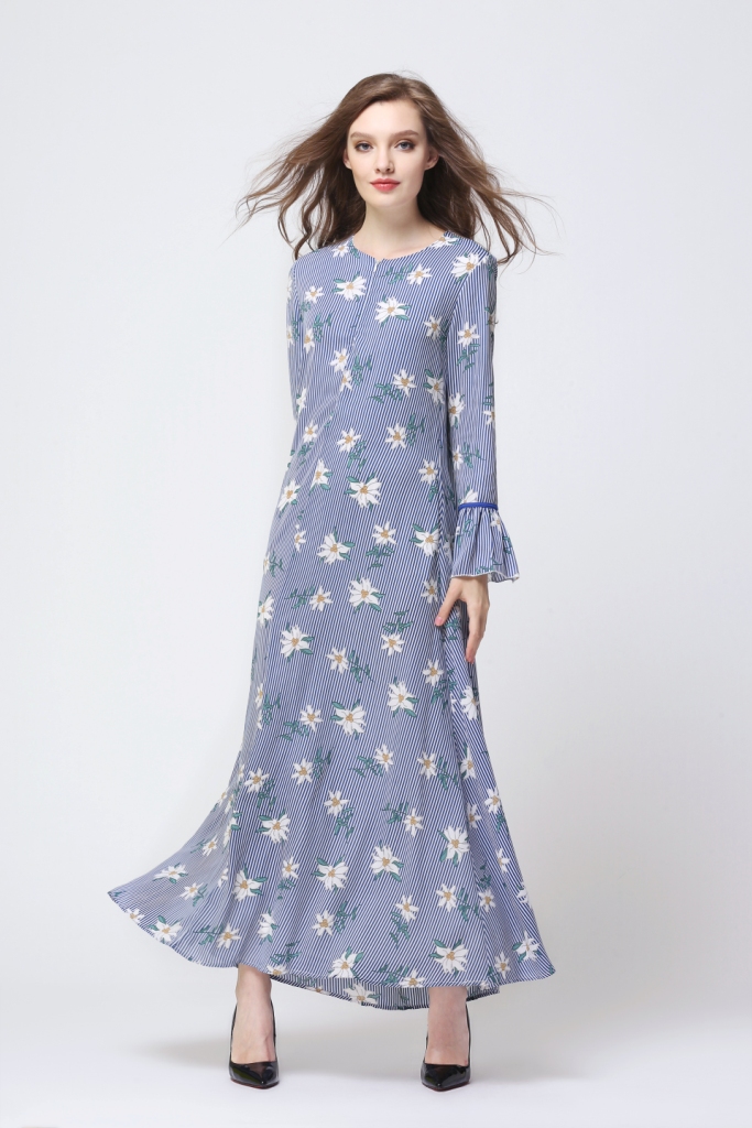 BM70022 Lovely Jubah Blue