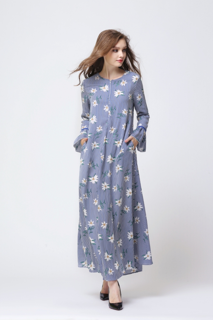 BM70022 Lovely Jubah Blue