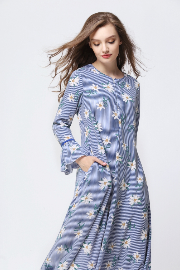 BM70022 Lovely Jubah Blue