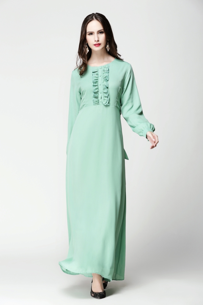 BM70023 Elegant Jubah Green