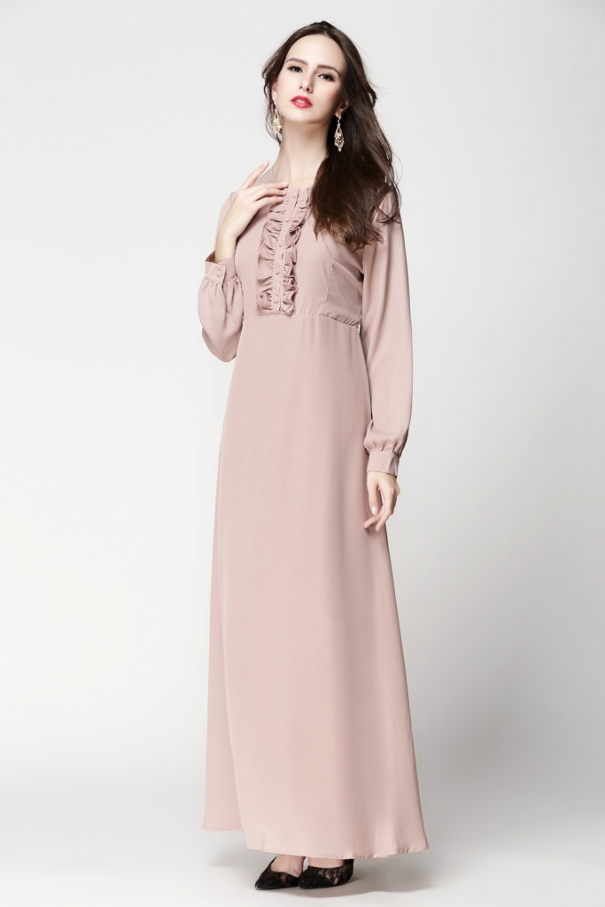 BM70023 Elegant Jubah Khaki