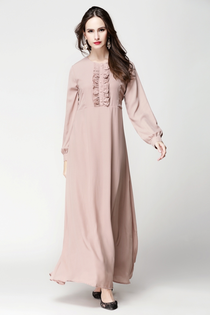 BM70023 Elegant Jubah Khaki