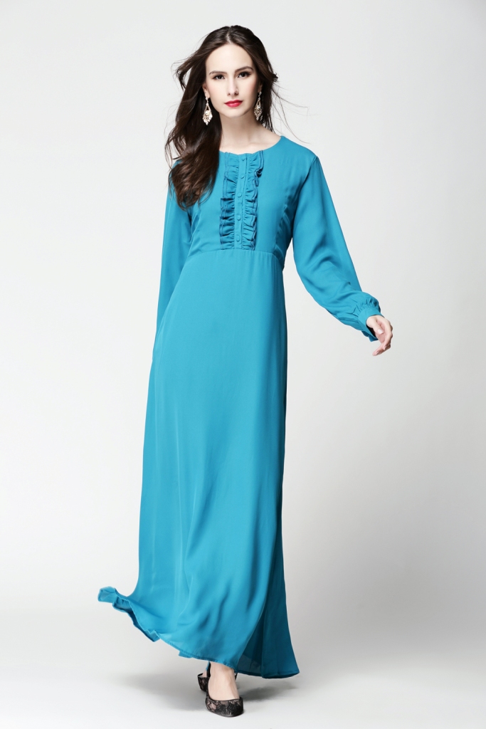 BM70023 Elegant Jubah Turquoise