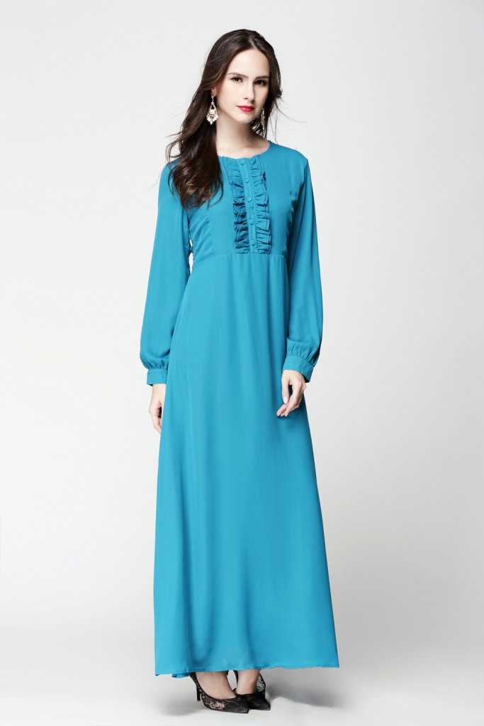 BM70023 Elegant Jubah Turquoise