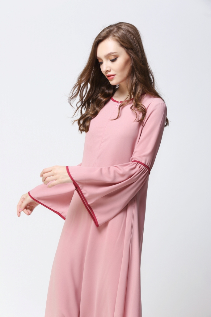 BM70025 Fashion Jubah Pink