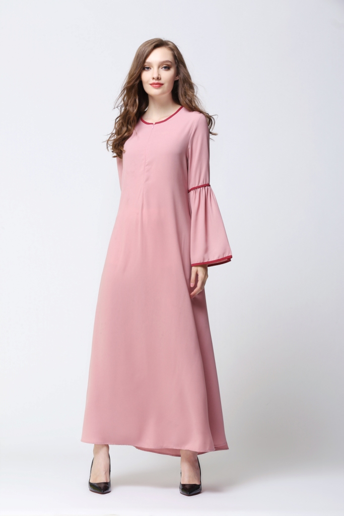 BM70025 Fashion Jubah Pink