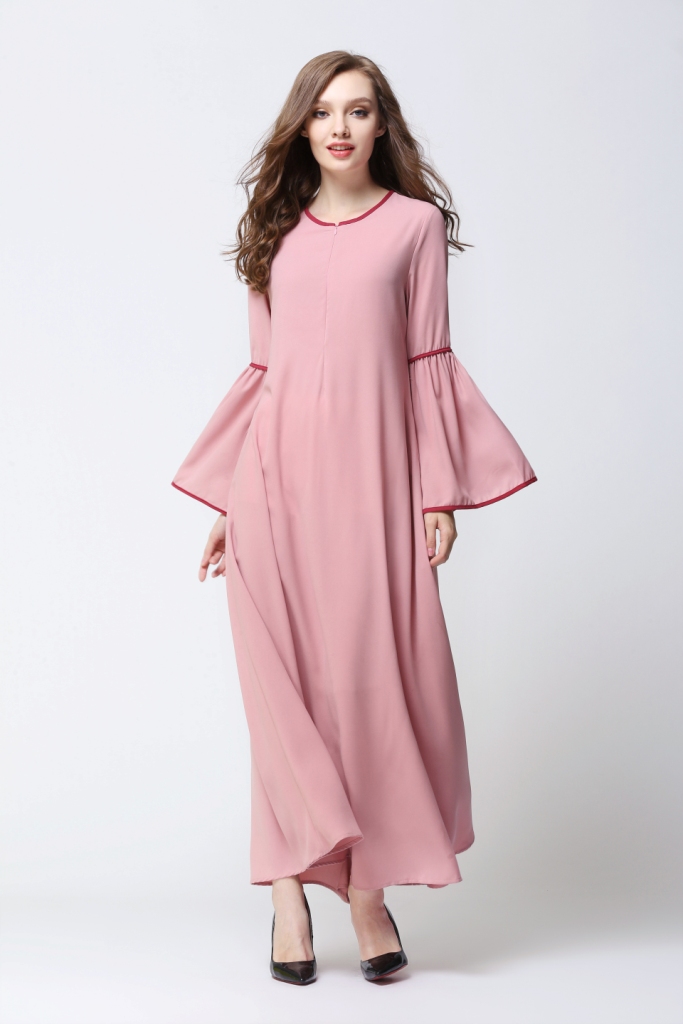 BM70025 Fashion Jubah Pink
