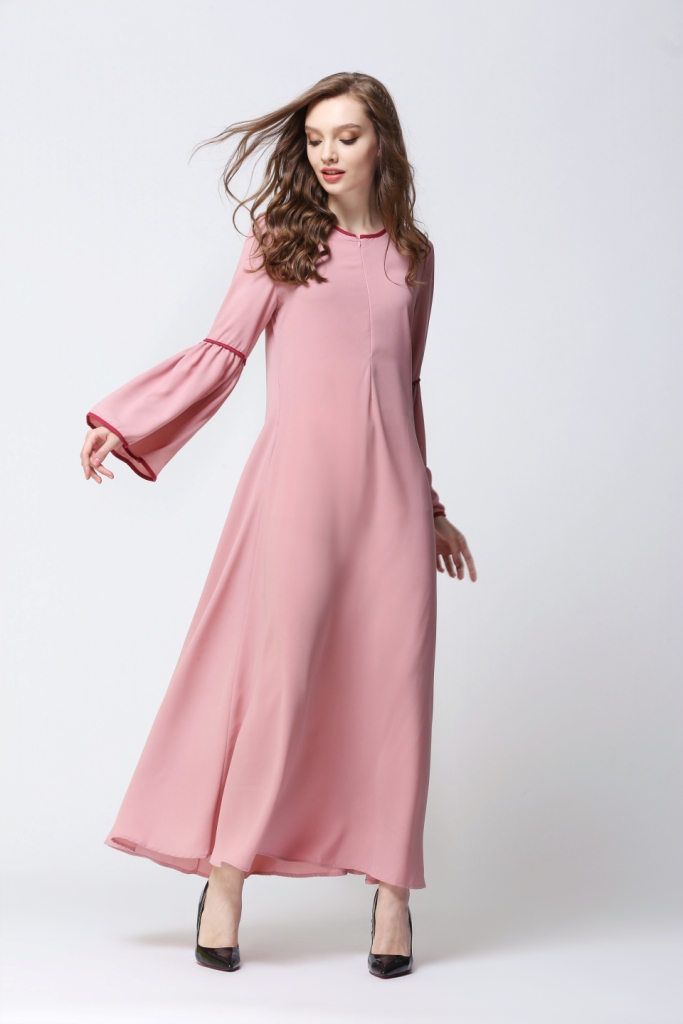 BM70025 Fashion Jubah Pink