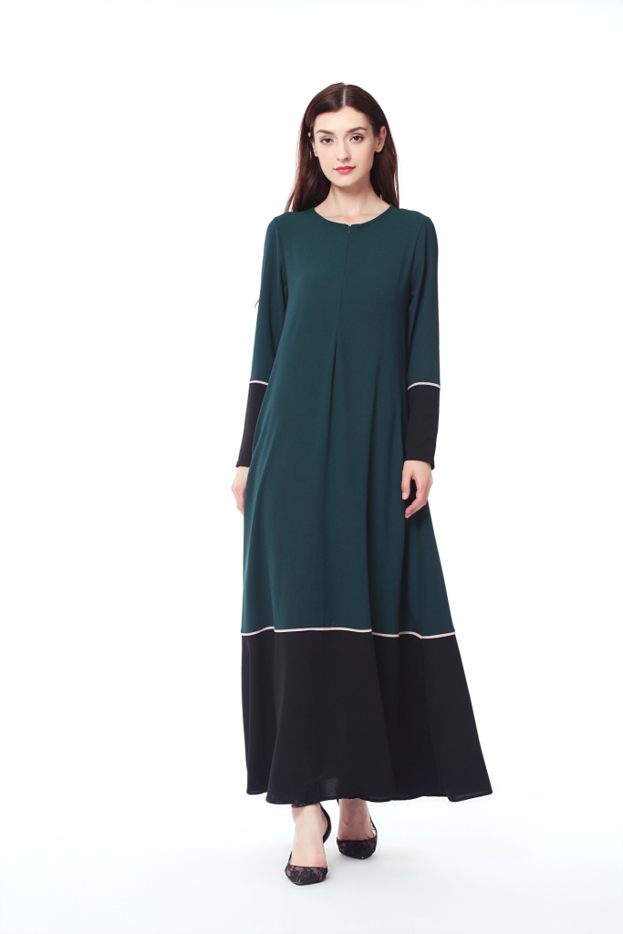 BM70028 Fashion Jubah Dark Green