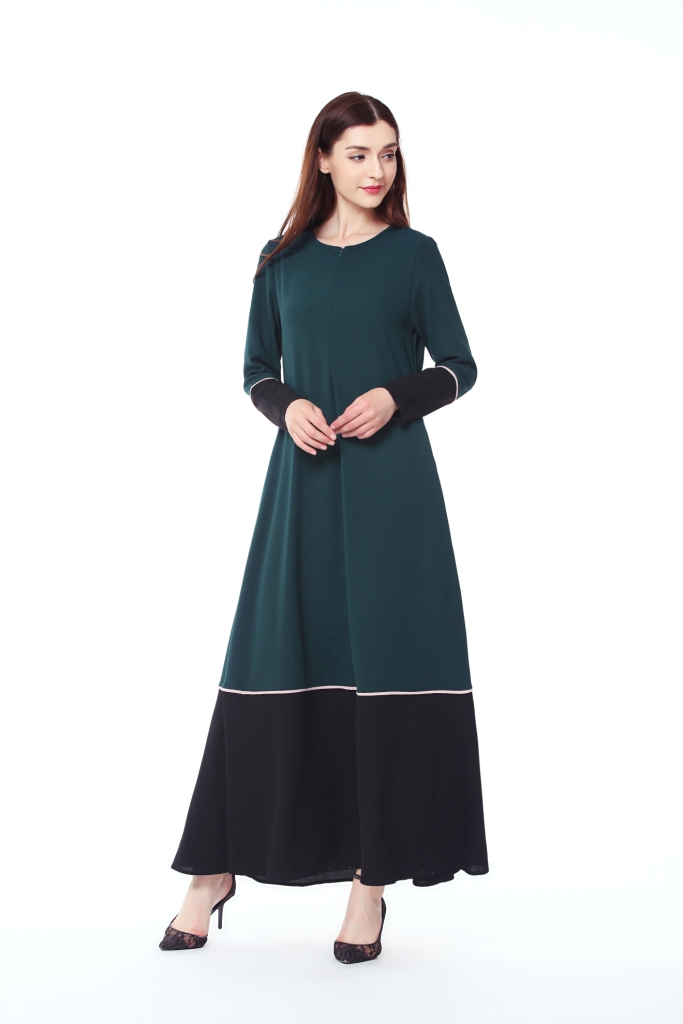 BM70028 Fashion Jubah Dark Green