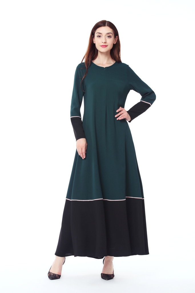 BM70028 Fashion Jubah Dark Green