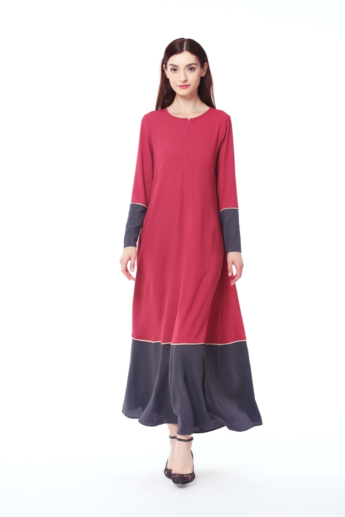 BM70028 Fashion Jubah Red