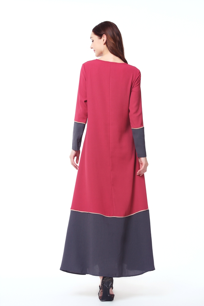 BM70028 Fashion Jubah Red