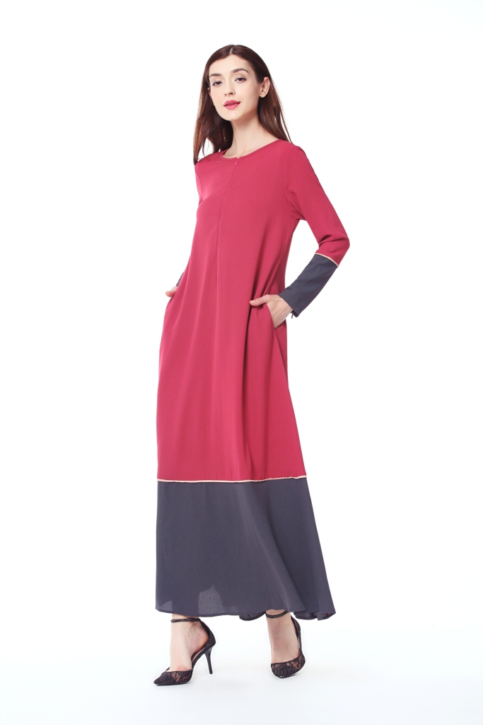 BM70028 Fashion Jubah Red