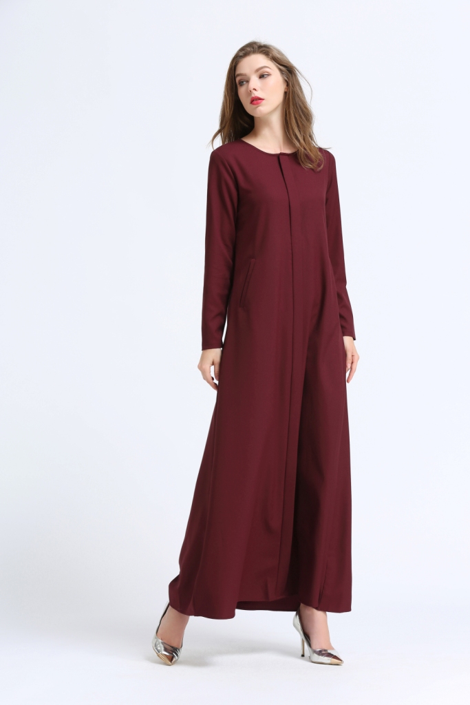 BM70029 Trendy Jubah Maroon