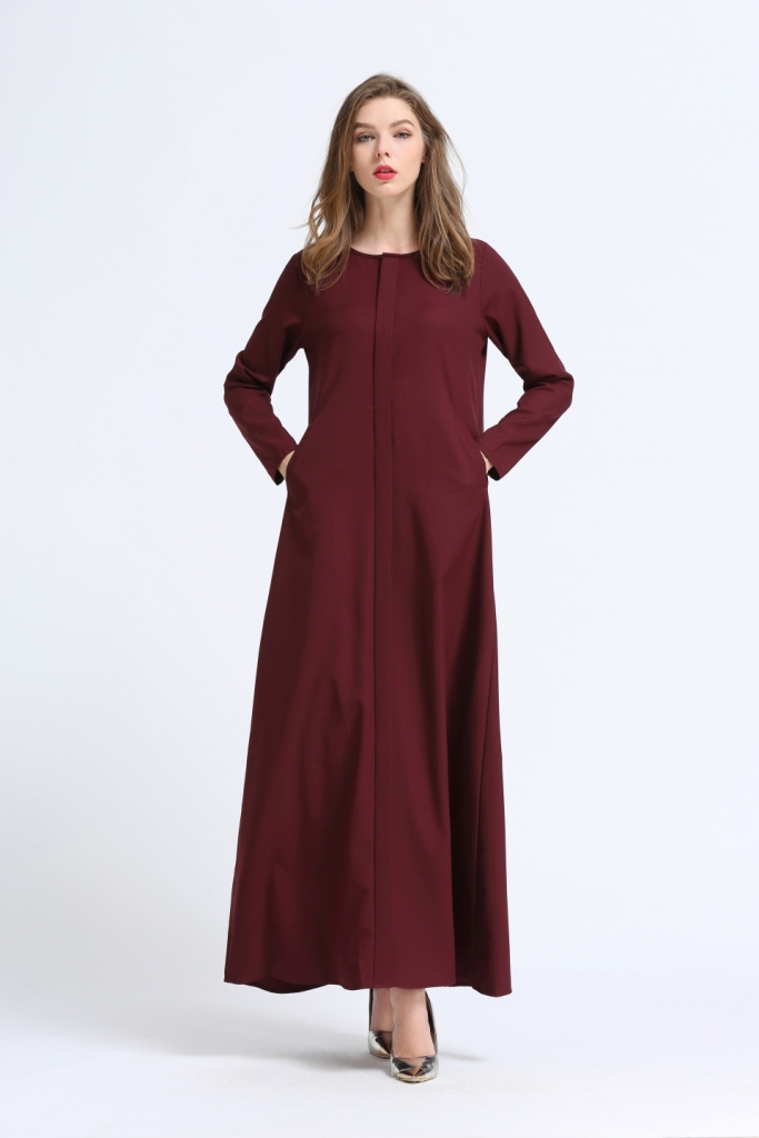 BM70029 Trendy Jubah Maroon