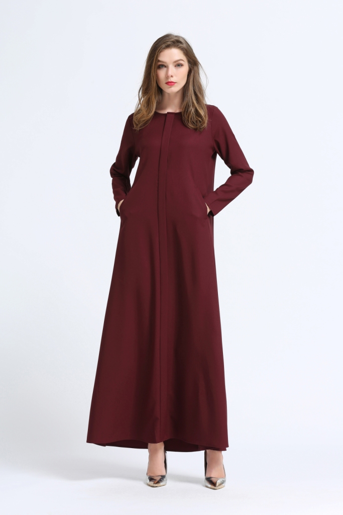 BM70029 Trendy Jubah Maroon
