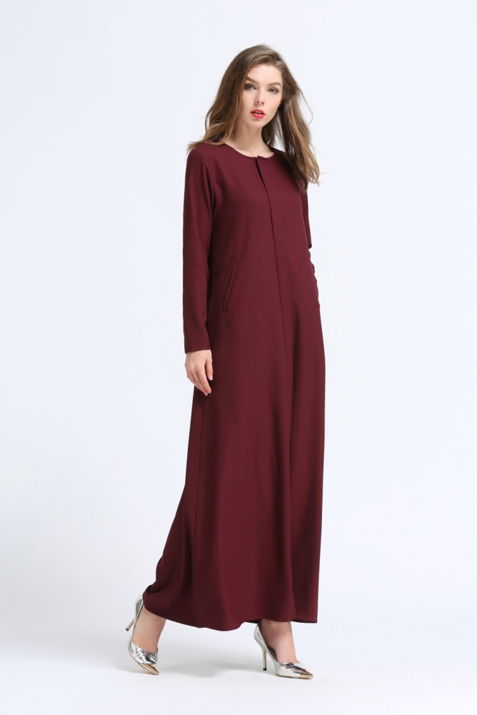 BM70029 Trendy Jubah Maroon