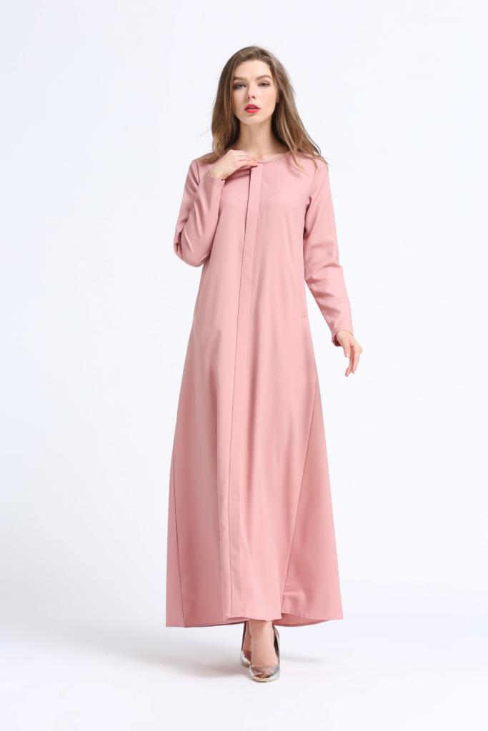 BM70029 Trendy Jubah Pink