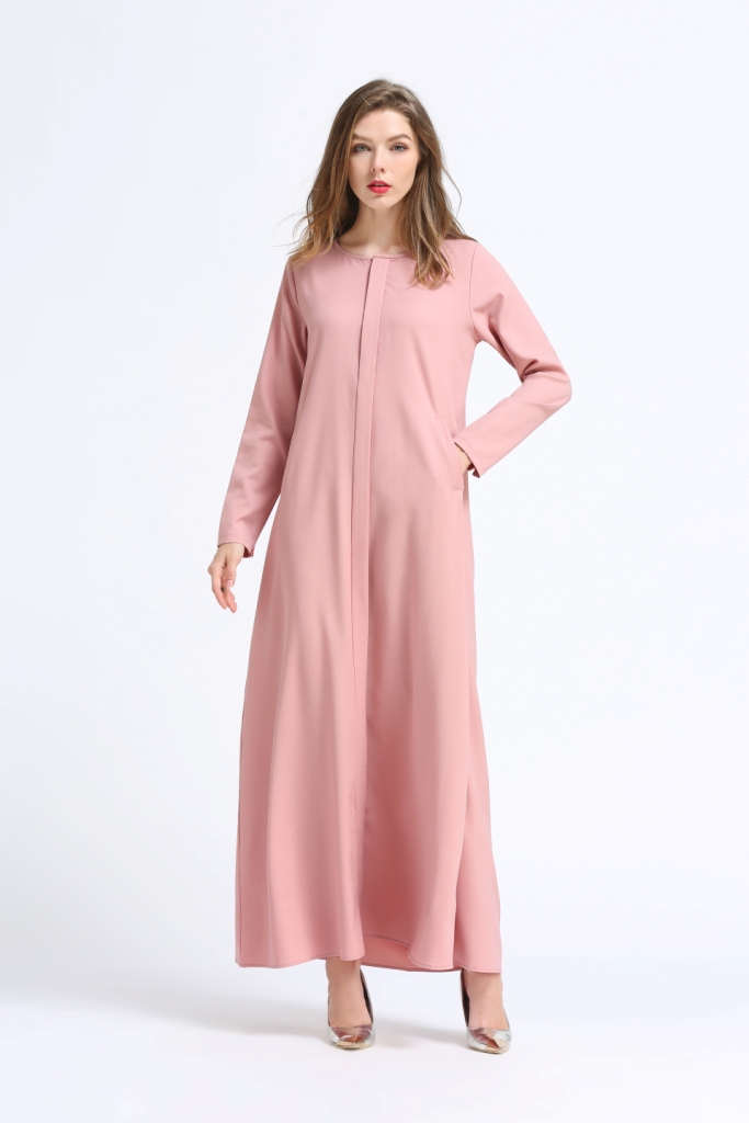 BM70029 Trendy Jubah Pink