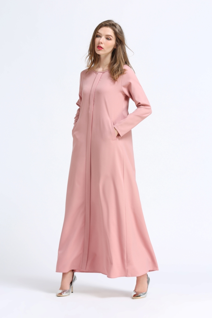 BM70029 Trendy Jubah Pink