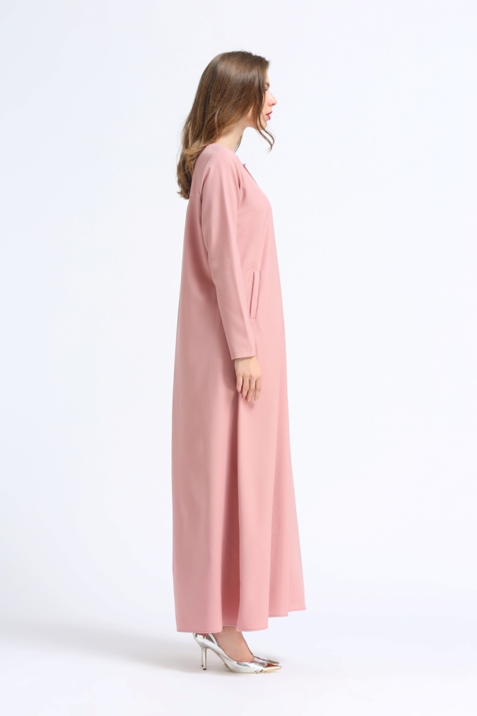BM70029 Trendy Jubah Pink