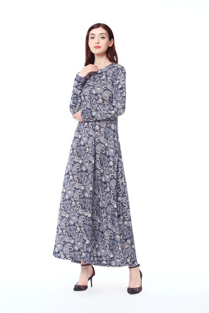 BM70030 Pretty Jubah Navy