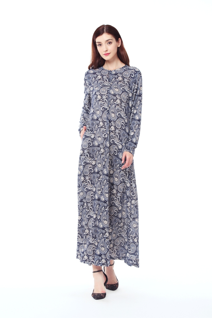 BM70030 Pretty Jubah Navy