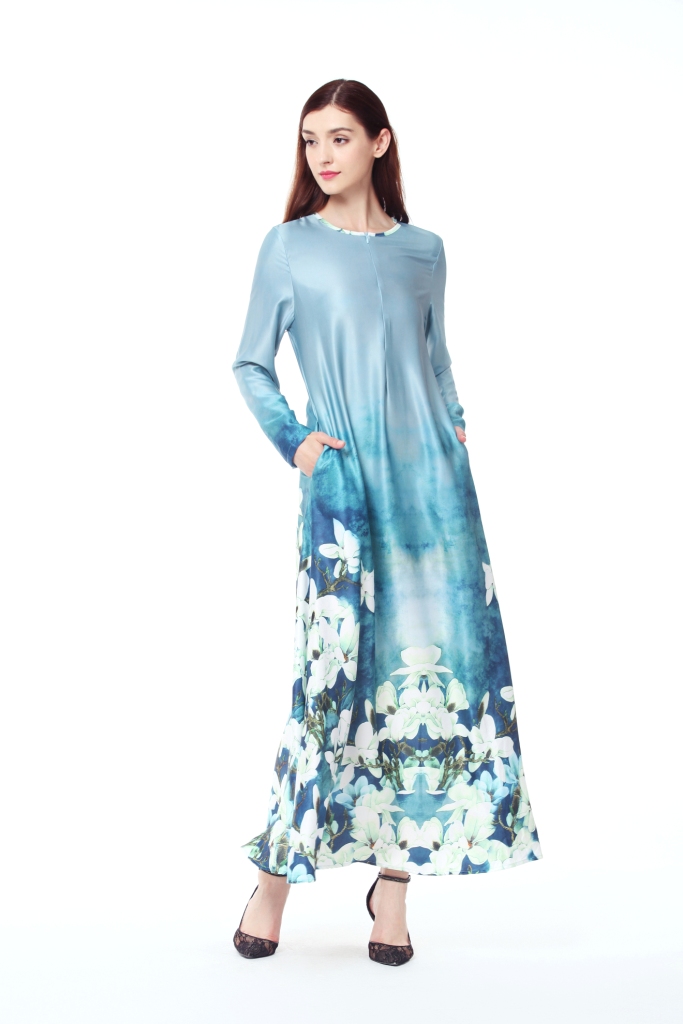 BM70031 Charming Jubah Blue