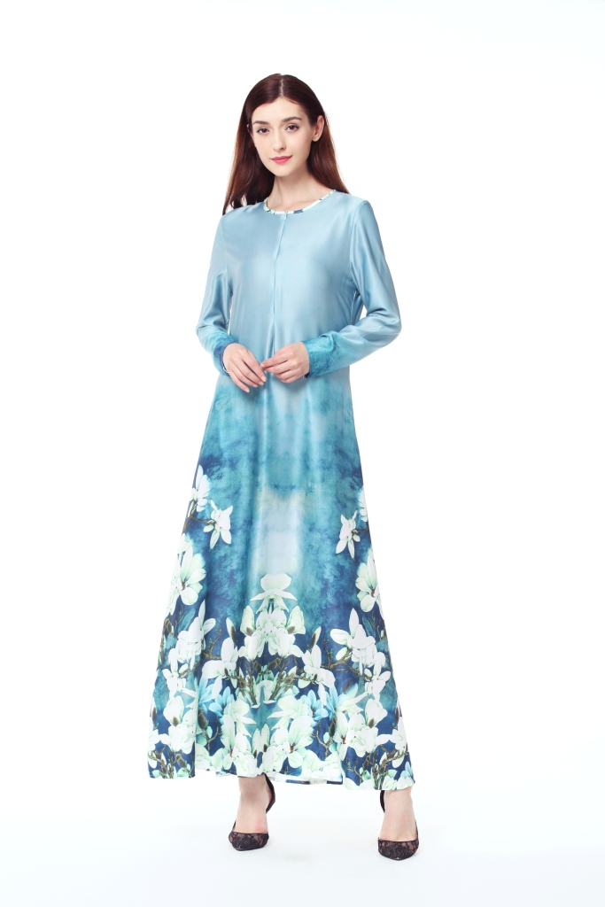 BM70031 Charming Jubah Blue
