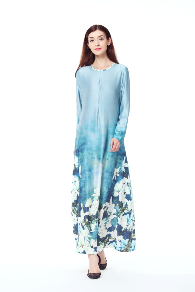 BM70031 Charming Jubah Blue