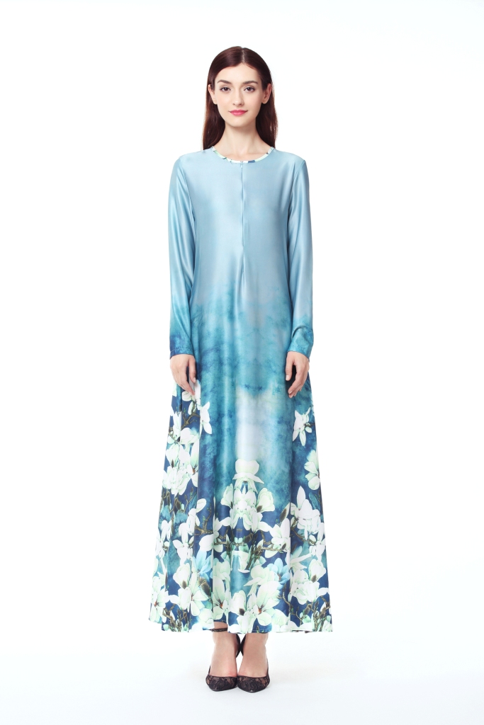 BM70031 Charming Jubah Blue