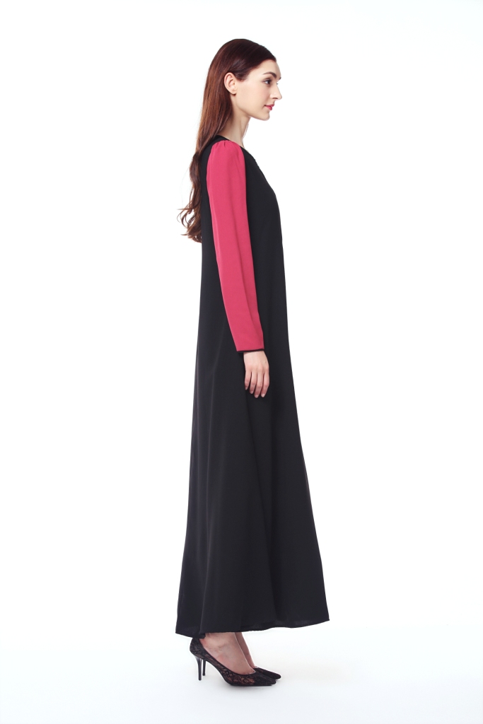 BM70032 Lovely Jubah Black