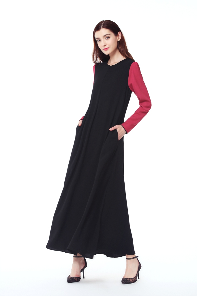 BM70032 Lovely Jubah Black