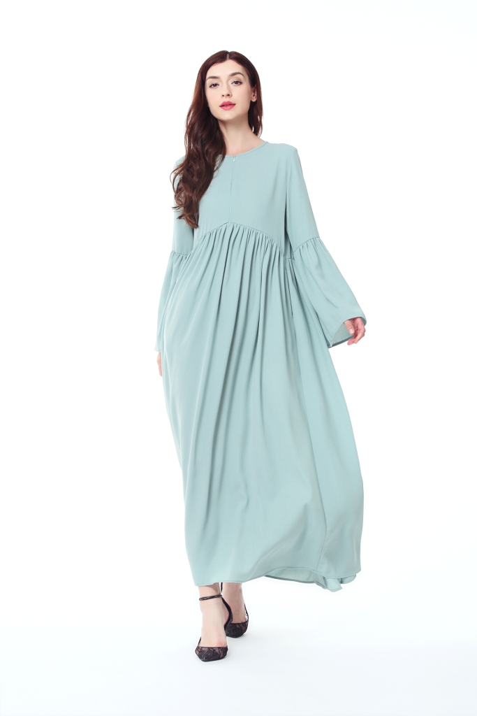 BM70034 Trendy Jubah Mint