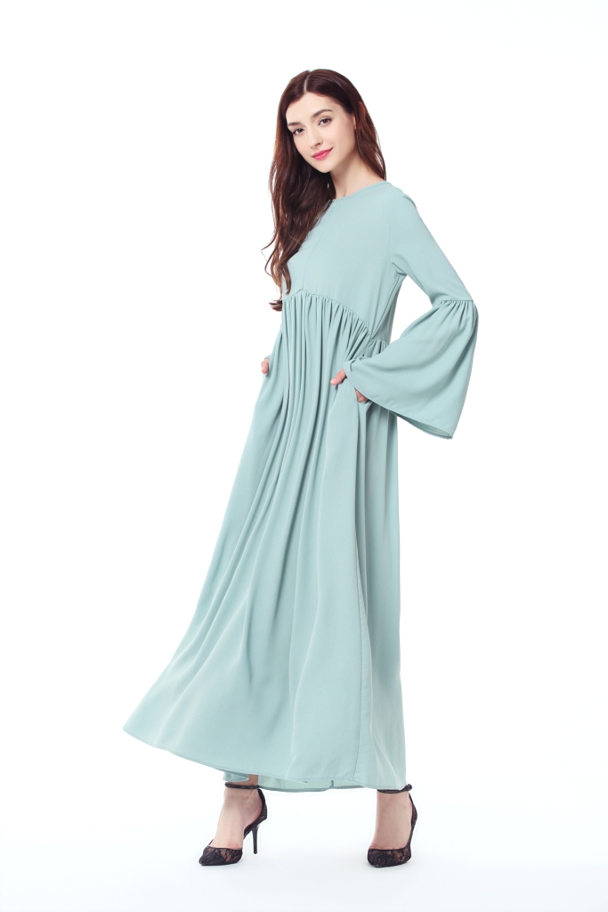 BM70034 Trendy Jubah Mint