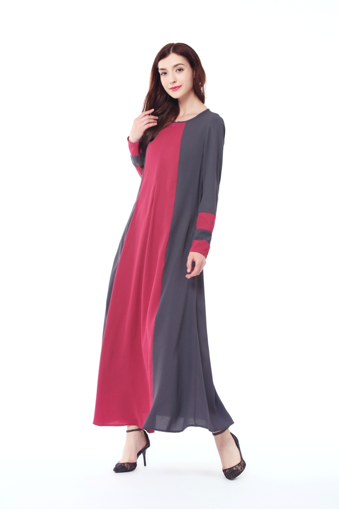 BM70035 Stylish Jubah Grey