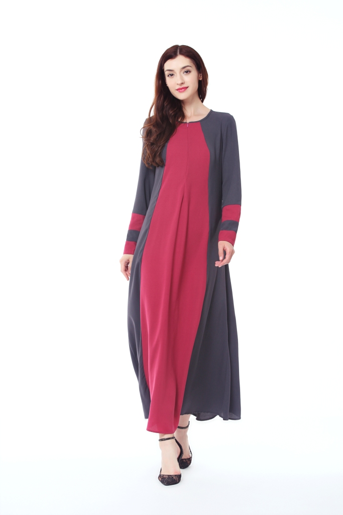 BM70035 Stylish Jubah Grey