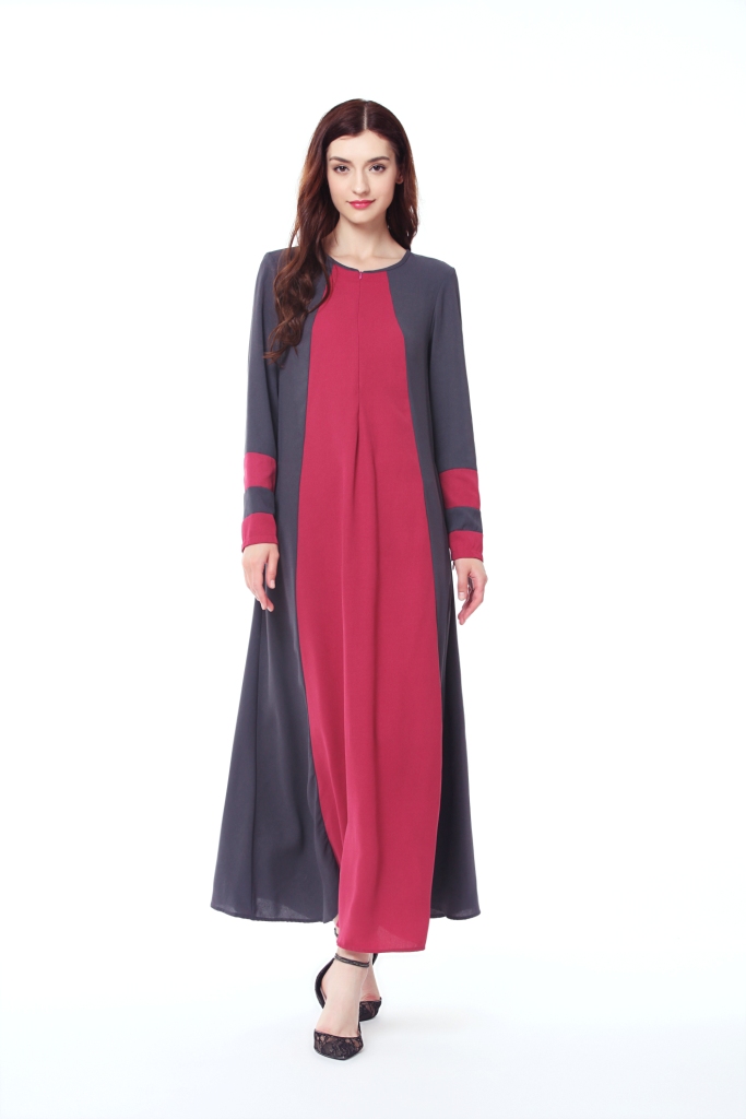 BM70035 Stylish Jubah Grey