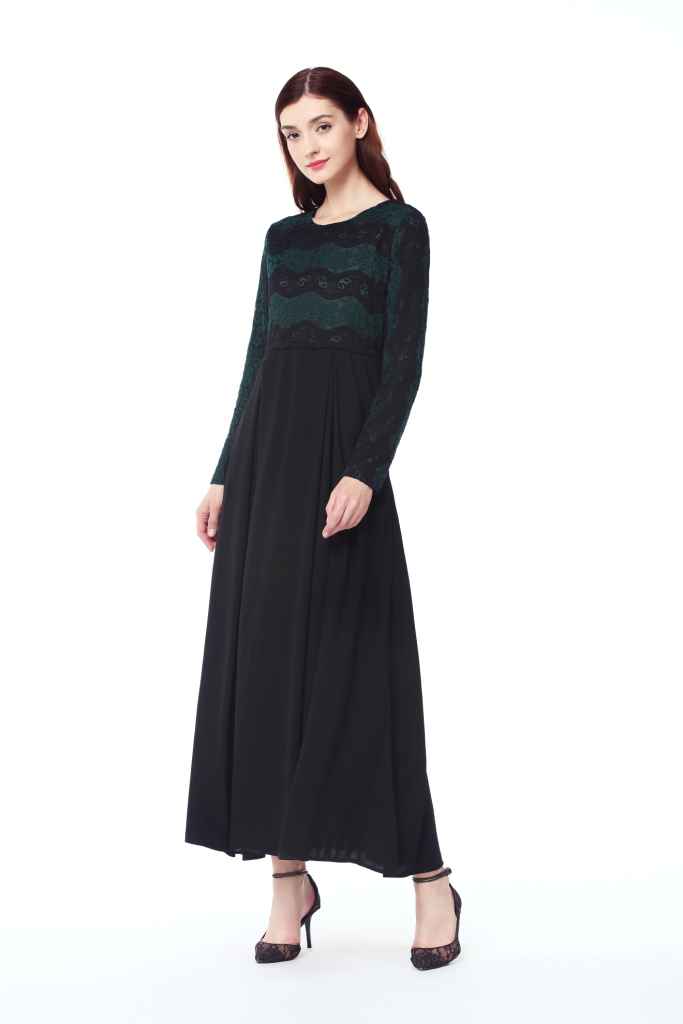 BM70036 Elegant Jubah Black