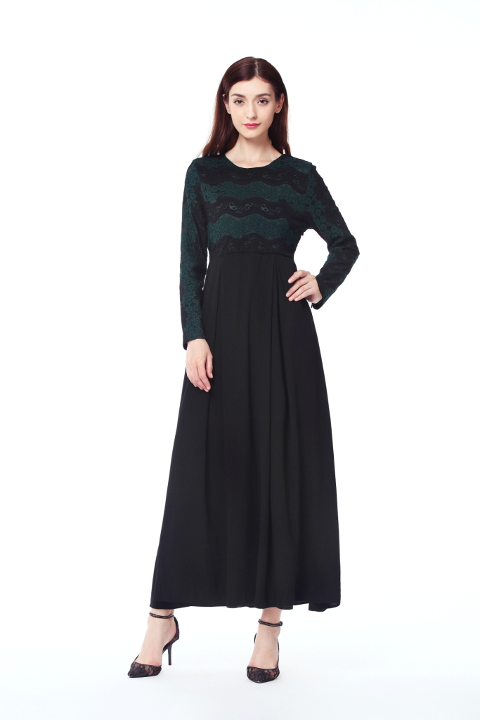 BM70036 Elegant Jubah Black