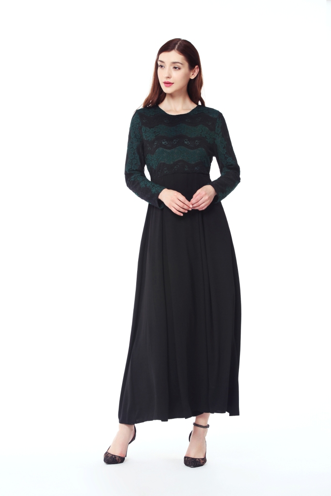 BM70036 Elegant Jubah Black