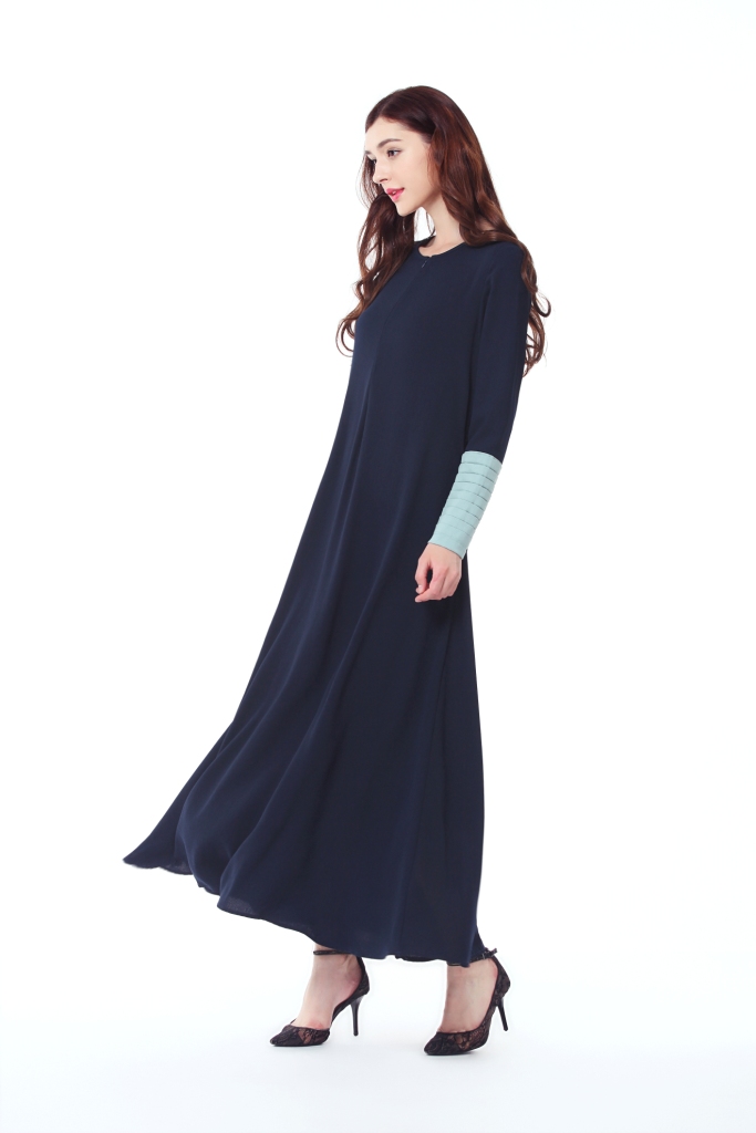 BM70038 Pretty Jubah Navy