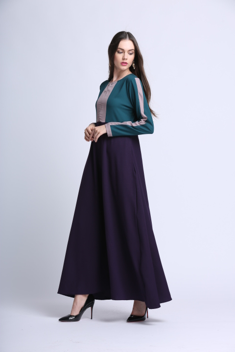 BM70044 Charming Jubah Dark Green