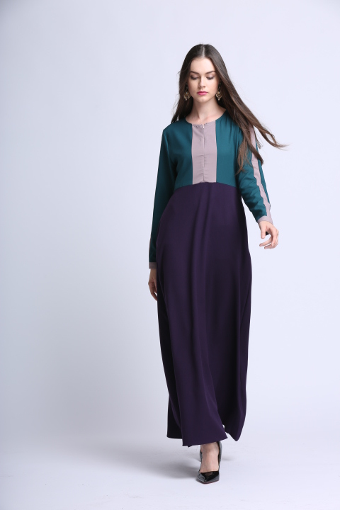 BM70044 Charming Jubah Dark Green